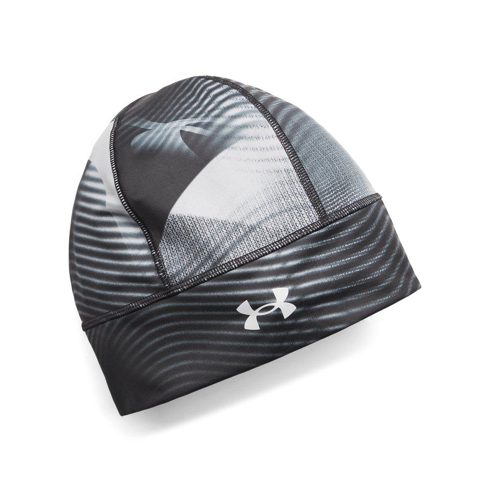 Under Armour Velociti Storm Beanie - White/Black - WHITE/BLACK